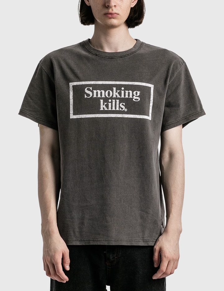 Smoking Angel Pigment T-shirt Placeholder Image