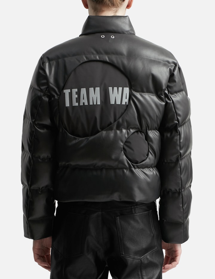 TEAM WANG DESIGN BALLOON FAUX LEATHER DOWN JACKET Placeholder Image