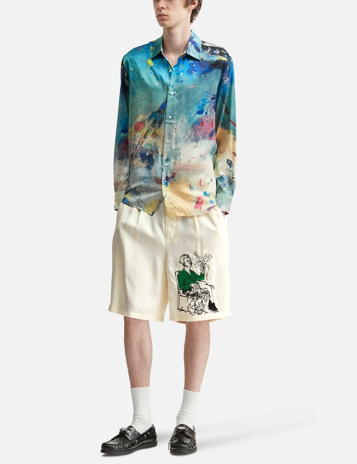KidSuper Technicolor Dreams Lycra Bermudas
