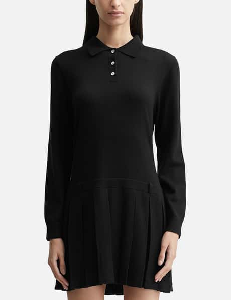 Hague Sweater Dress in Black | Size: Medium by Sandy Liang Hague Sweater Dress in Black | Size: Medium by Sandy Liang