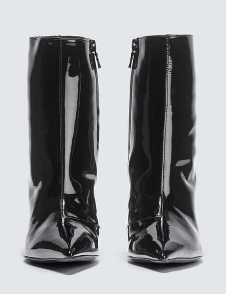 Misbhv - Slicer Ankle Boots Vinyl Black | HBX - Globally Curated 