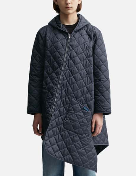 CDG SHIRT - CDG Shirt X Lavenham Quilted Jacket with Hood | HBX 