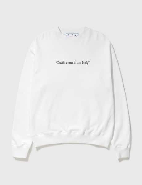 Off-White™ From Italy Skate Crewneck Sweatshirt