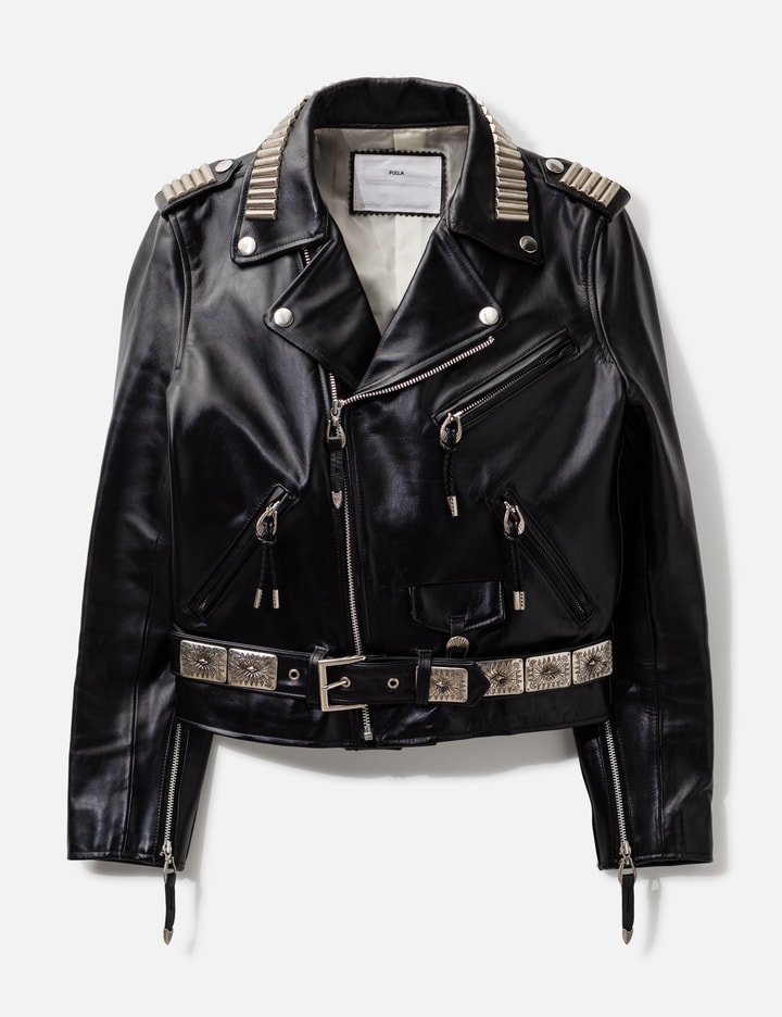 Toga Pulla Leather Biker Jacket
