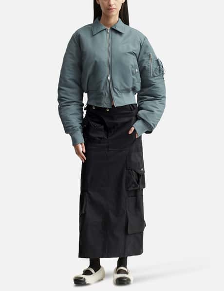 Cropped Bomber Jacket view 11