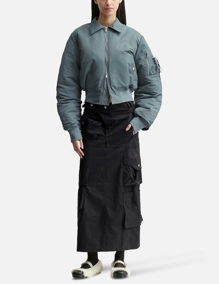 Cropped Bomber Jacket Placeholder Image