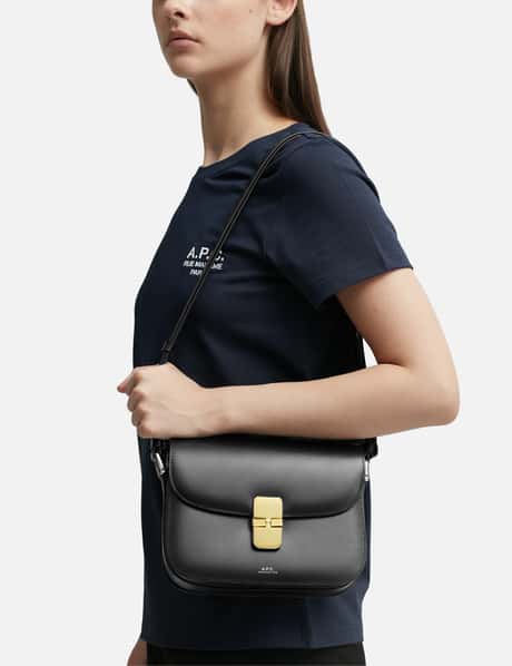 A.P.C. 'Grace' shoulder bag in 2023  Shoulder bag outfit casual, Apc bag,  Shoulder bag outfit