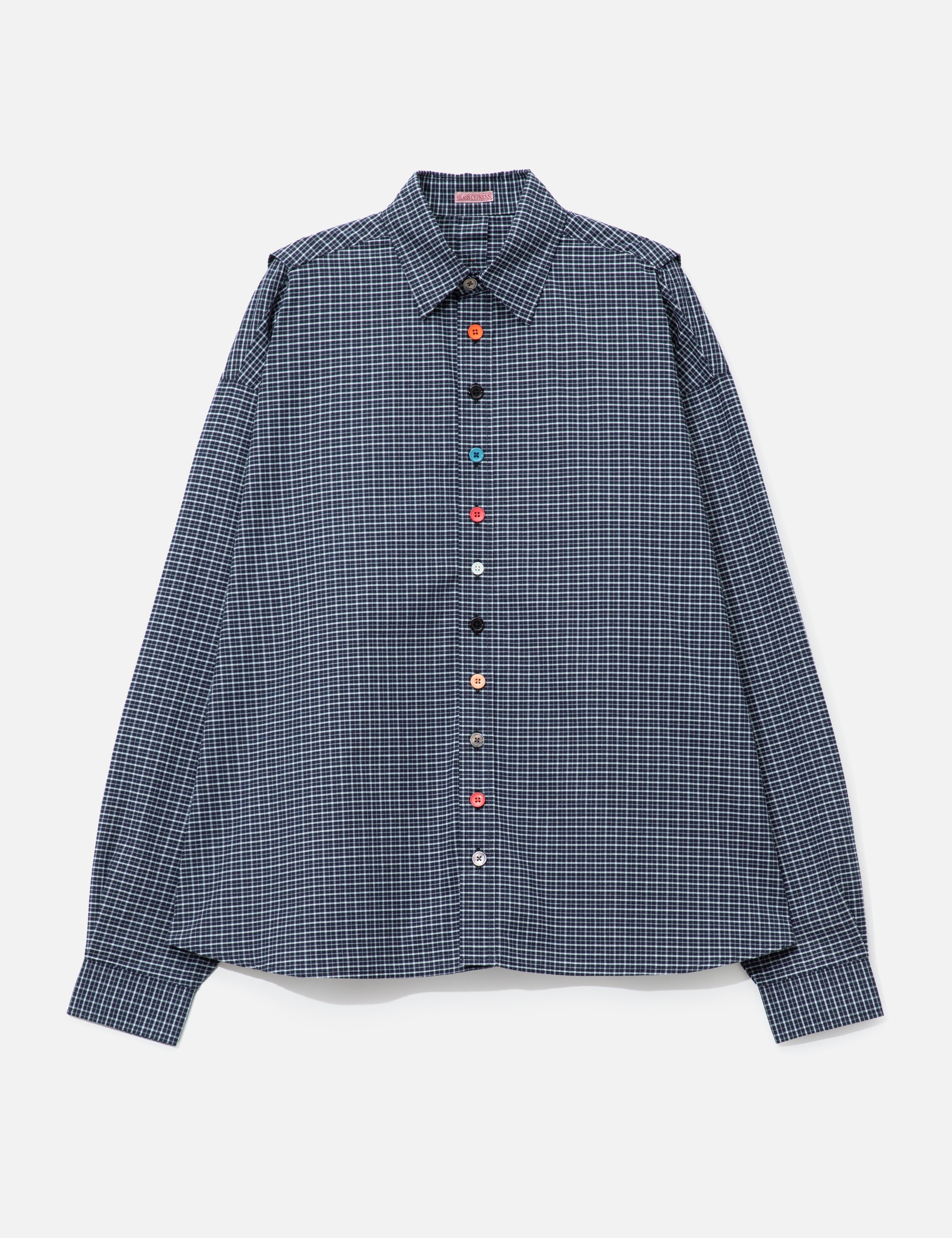 Blue Detachable Shirt With Special Buttons view 16