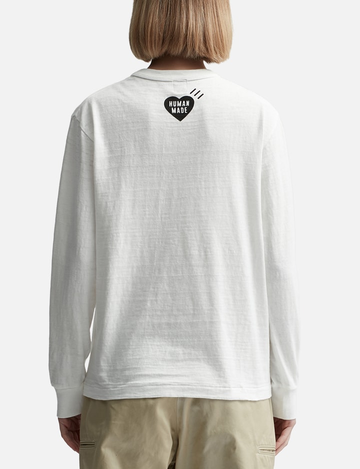 Shop Human Made Graphic Long Sleeve T-shirt In White