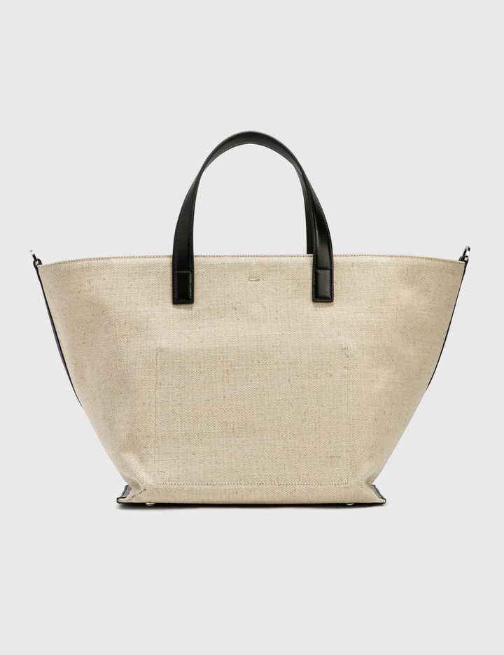 The Row Park Linen-blend Canvas Tote Bag In Ivory