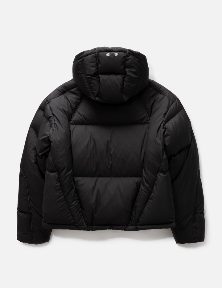 Shop Grailz Reflective Down Jacket In Black