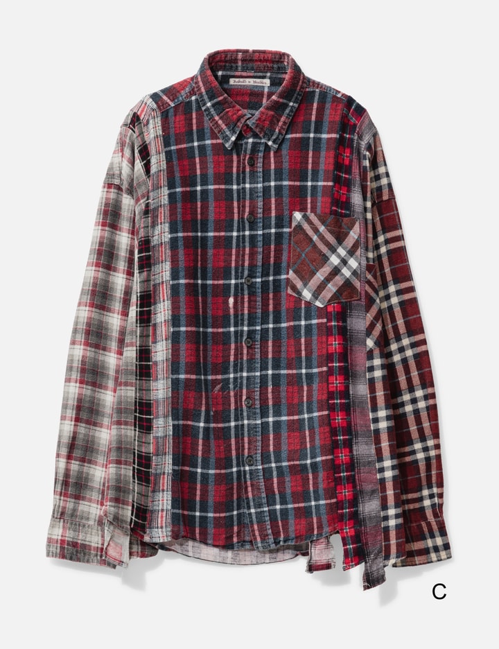 7 Cuts Wide Flannel Shirt Placeholder Image