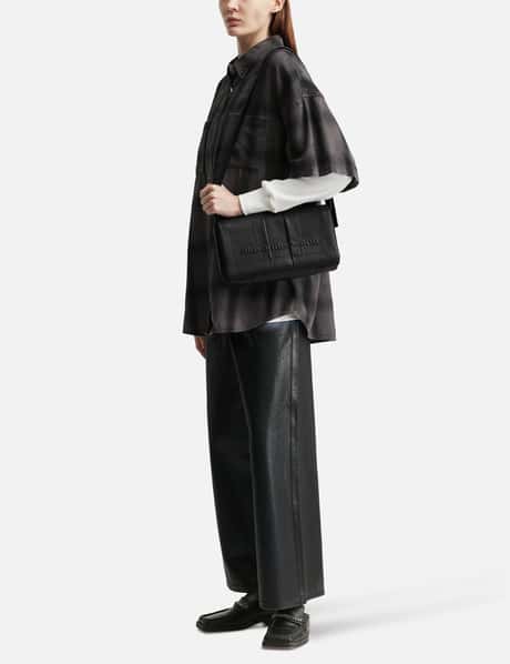 Pack Flap Crossbody Bag Leather Medium view 17