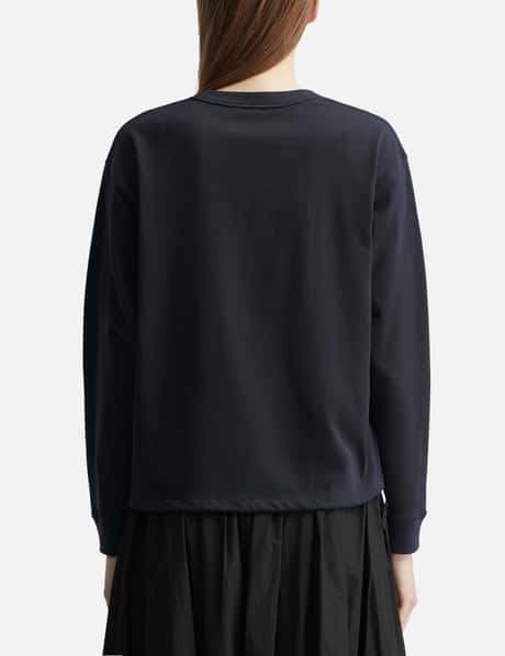 Suvin Compact Jersey Big QOL Tag Long T-Shirt view 12