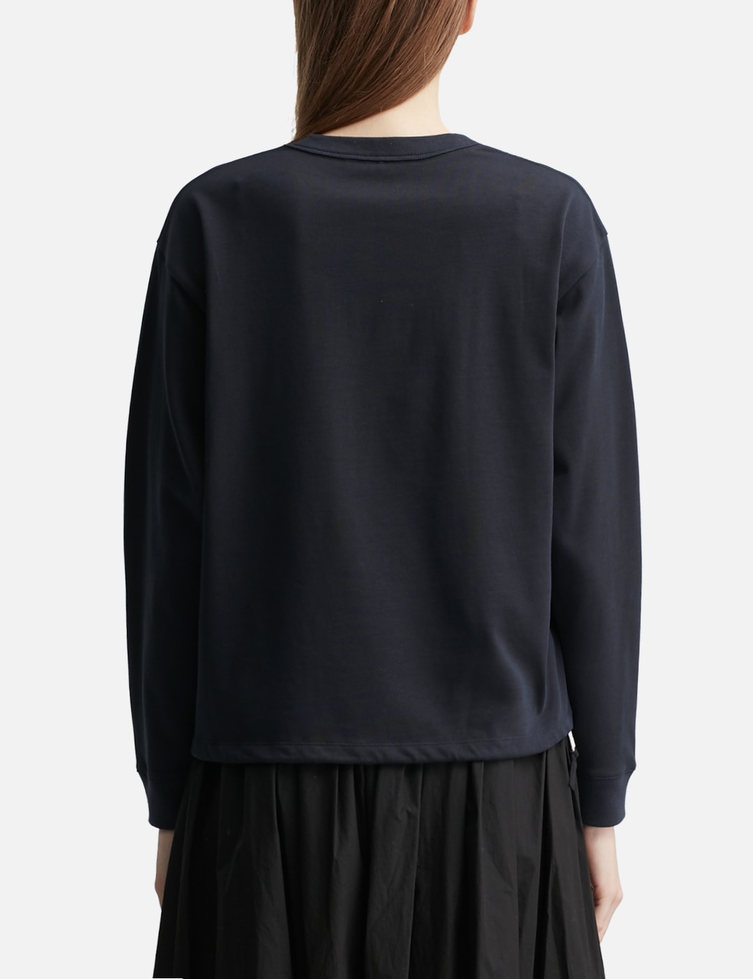 Suvin Compact Jersey Big QOL Tag Long T-Shirt view 13