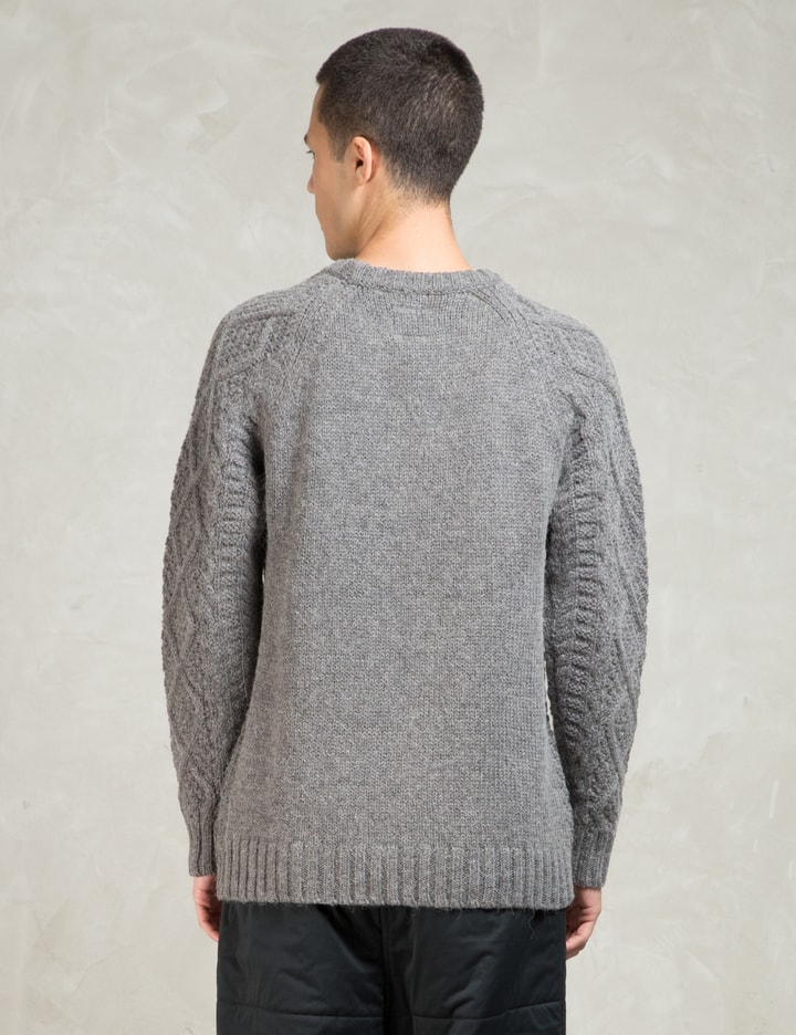Grey Cable Knit Sweater Placeholder Image