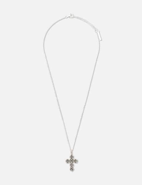 Maltese-Cross Quadruplets Cross Pendant Necklace view 7
