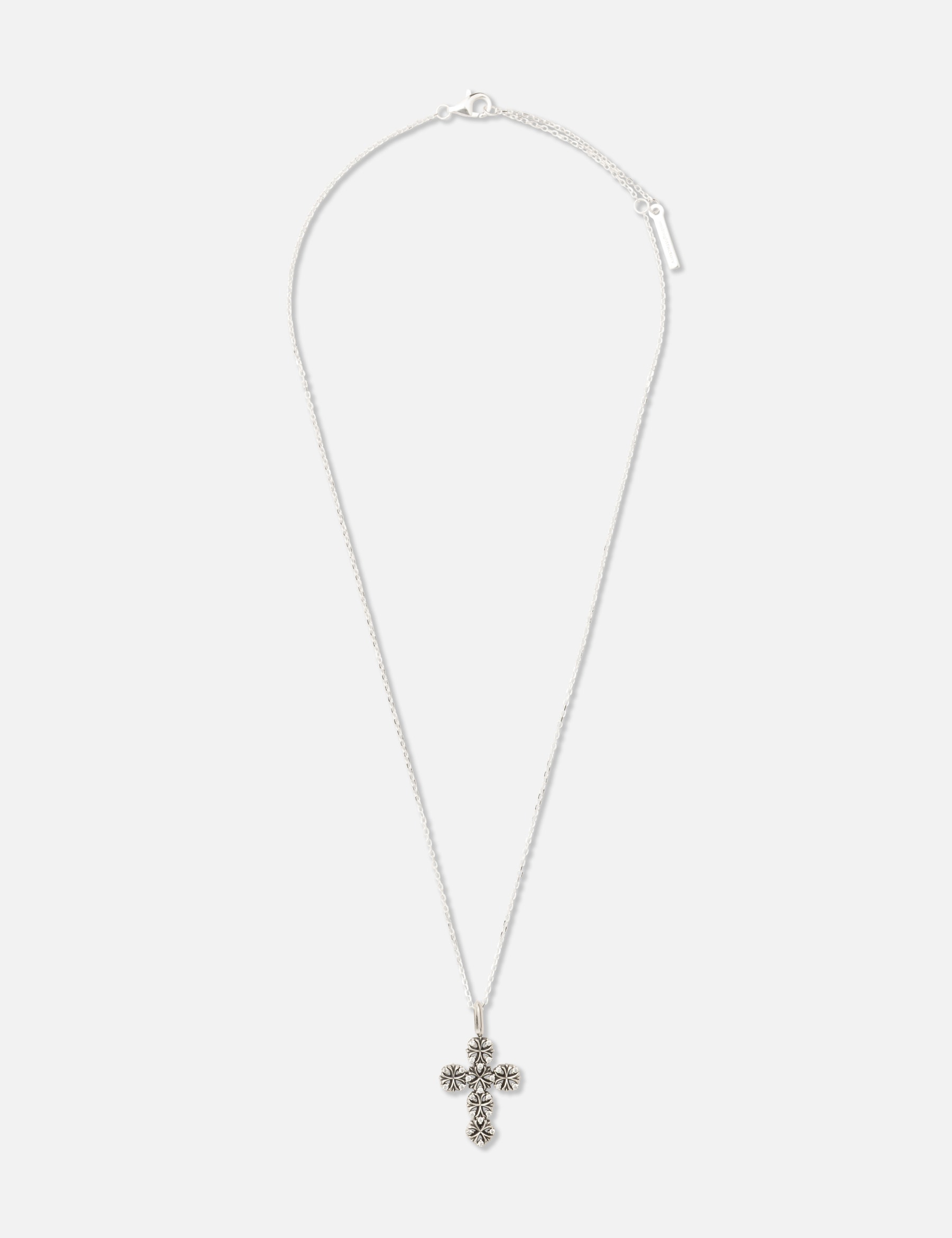 Maltese-Cross Quadruplets Cross Pendant Necklace view 14
