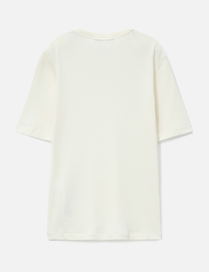 Maison Kitsuné Baby Fox Ribbed Fitted T-Shirt