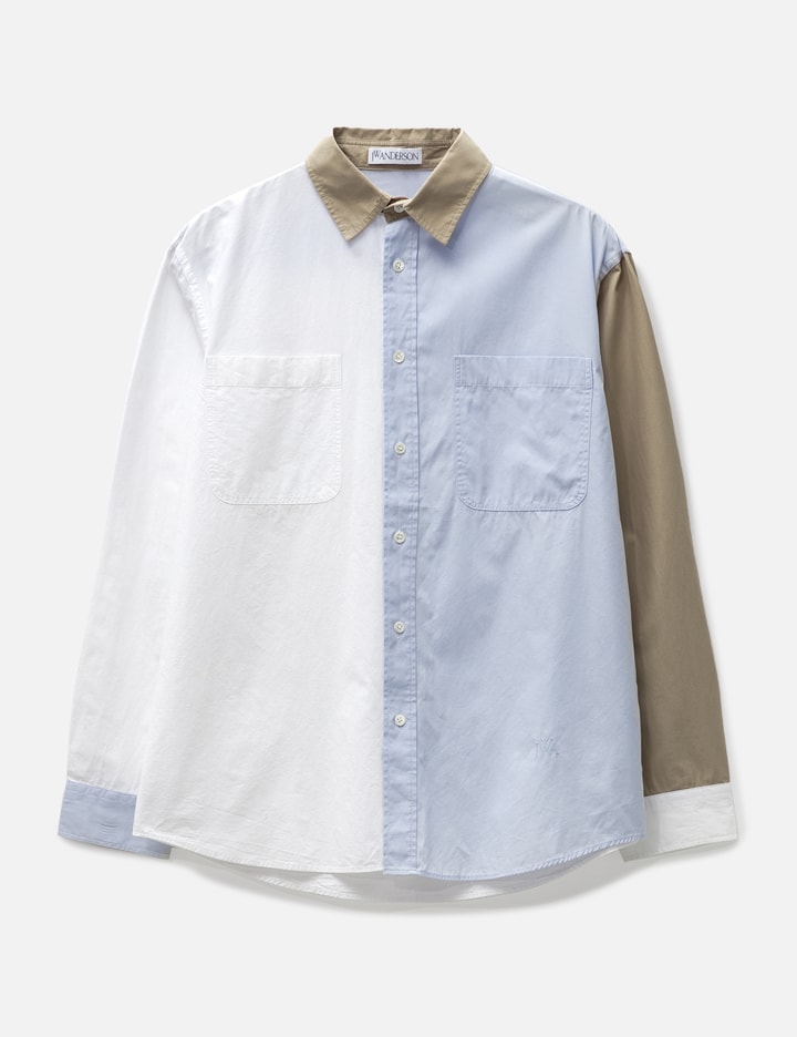 Jw Anderson 2-tone Color Shirt In White