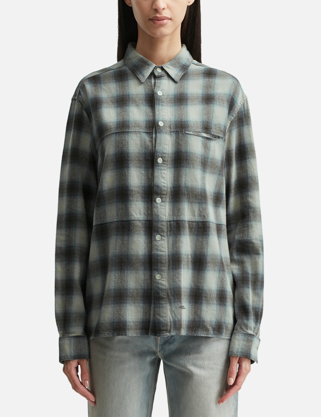 Plaid Panel Shirt view 6