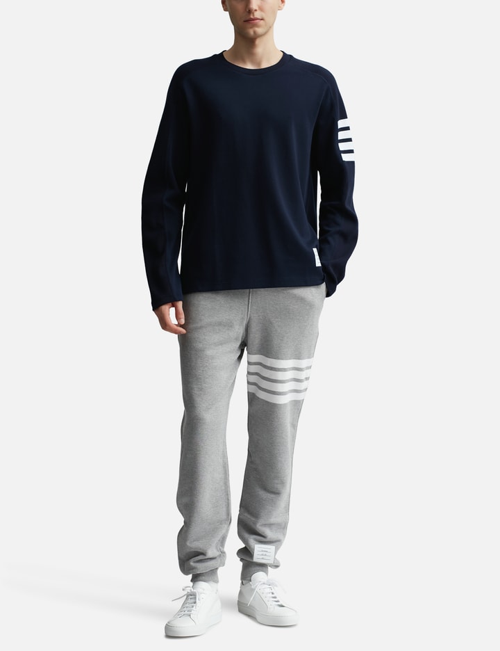 Thom Browne 4 Bar Stripe Long Sleeve T-Shirt