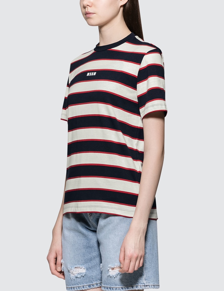 Nautical Striped Short Sleeve T-shirt Placeholder Image