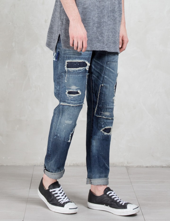 Five Years Wash Tapered Denim Pants Placeholder Image