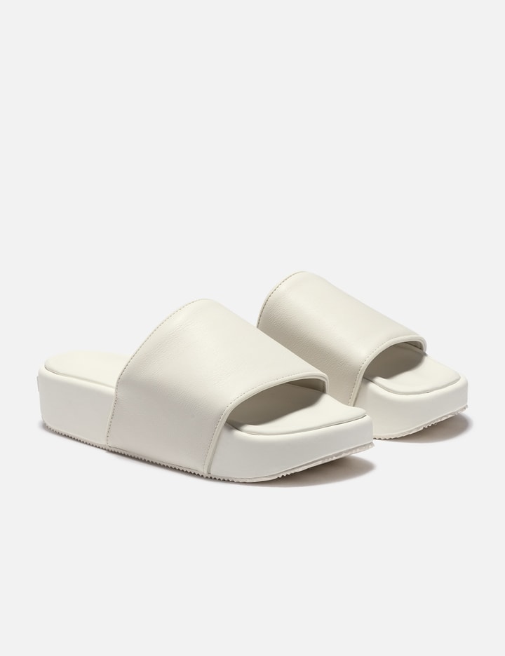 Shop Y-3 Slides In White