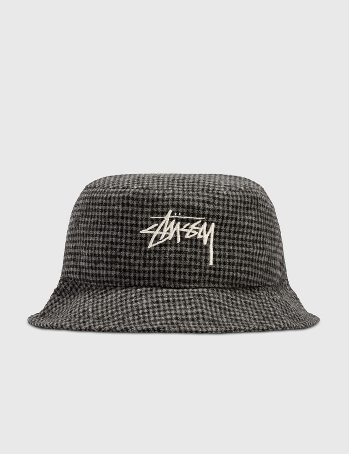 Wool Check Big Stock Bucket Hat Placeholder Image