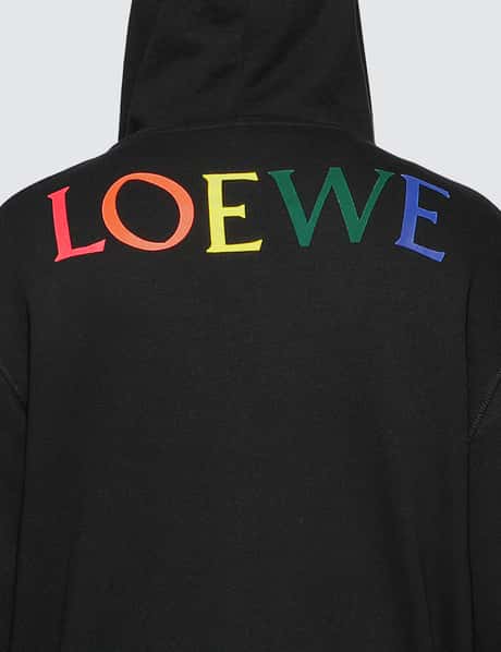Loewe - Rainbow Rib Zip Hoodie | HBX - Globally Curated Fashion 