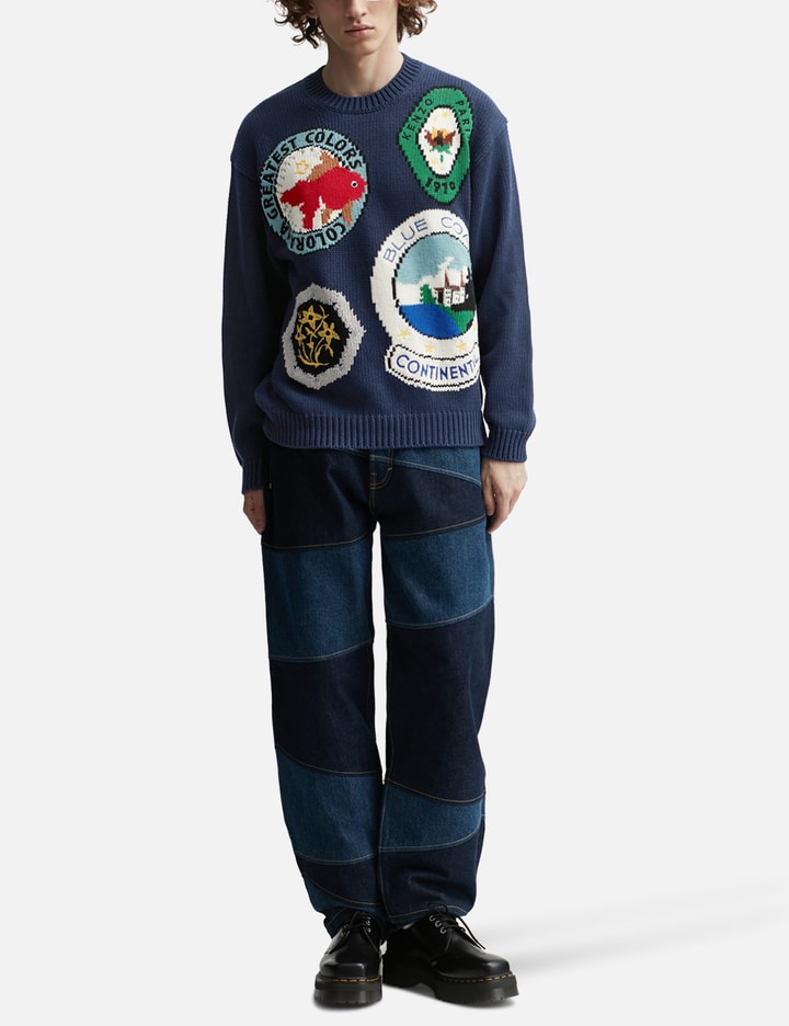 'Kenzo Travel' Hand Embroidered Jumper Placeholder Image