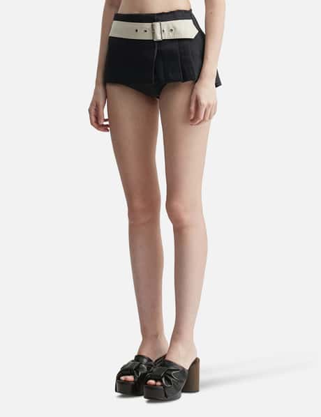 Belted Pleated Skorts view 7