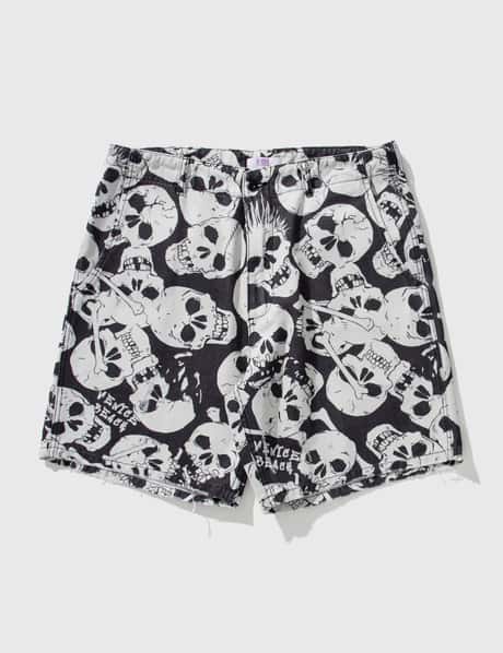 ERL Skull Printed Shorts