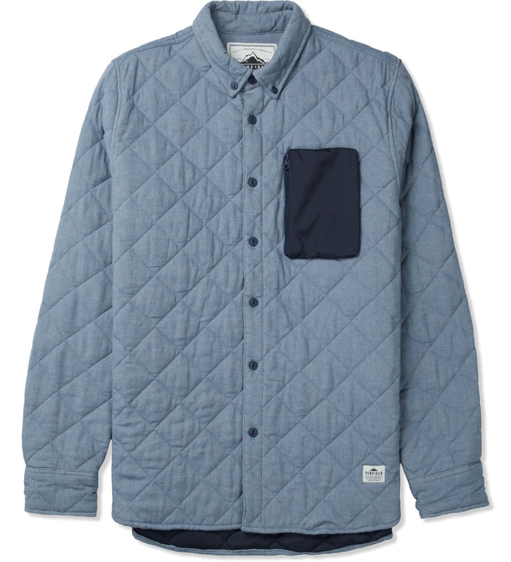 Blue Harrison L/S Quilted Shirt Placeholder Image