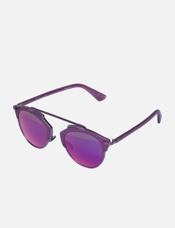 Shop Dior So Real Purple Sunglasses