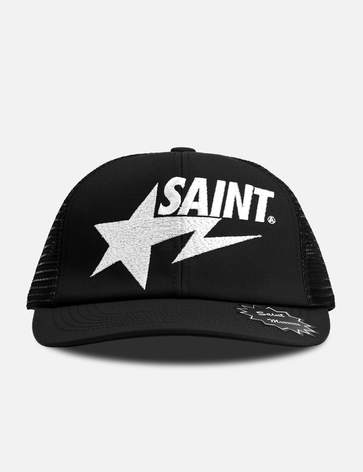 Saint Michael Saint Michael X A BATHING APE Mesh Cap