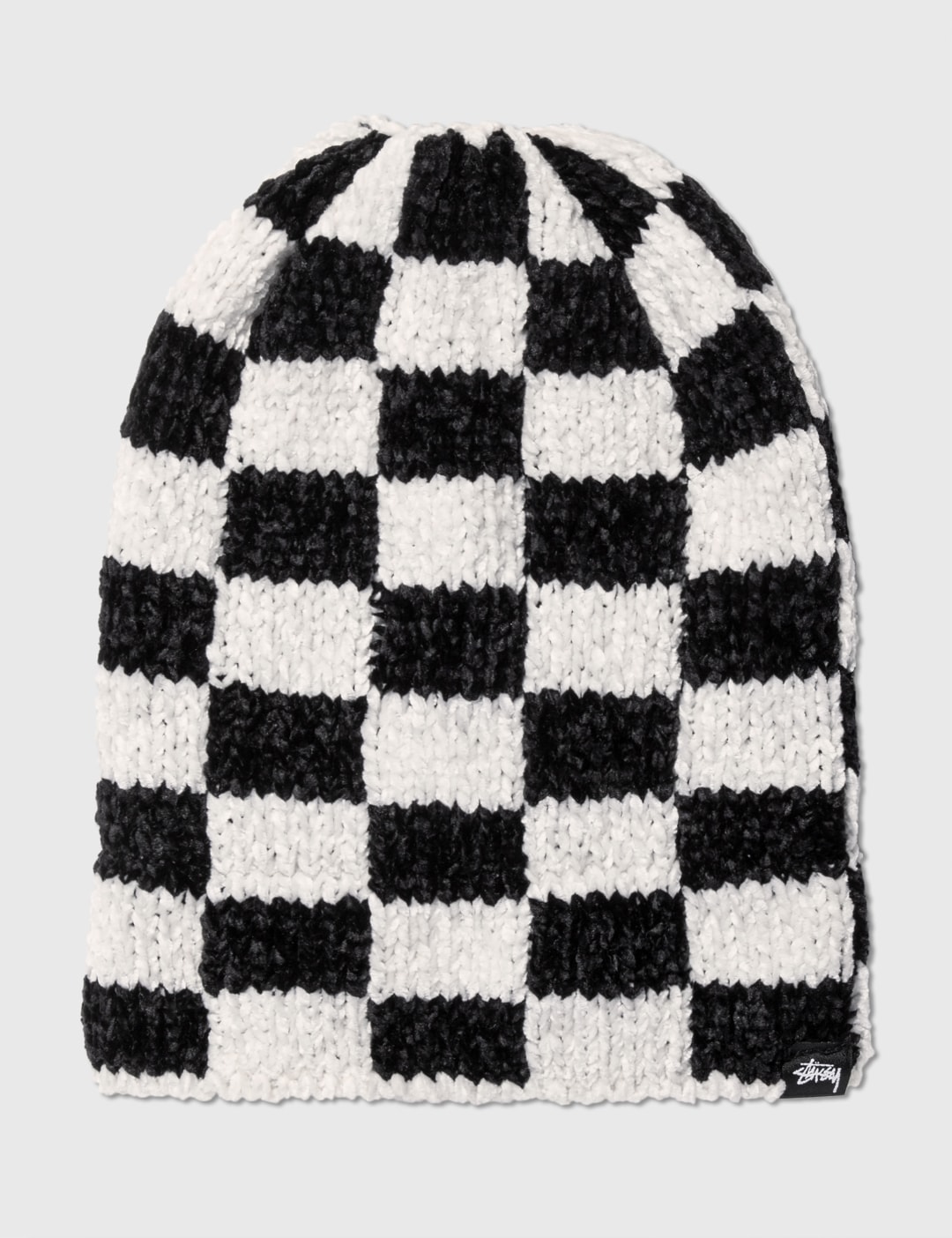 Stüssy - Crochet Checkered Beanie | HBX - Globally Curated Fashion