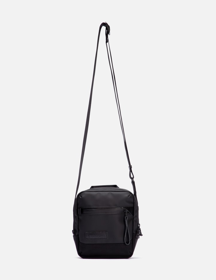 Shop Master-piece Mini Slick Round Shoulder Bag In Black