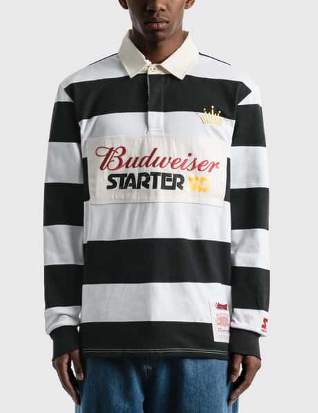 Starter Budweiser x Starter Varsity Stripe Rugby Shirt