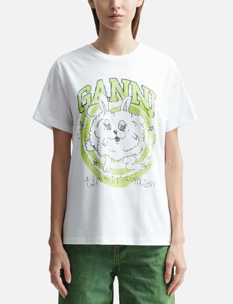 Ganni Relaxed Bunny T-Shirt