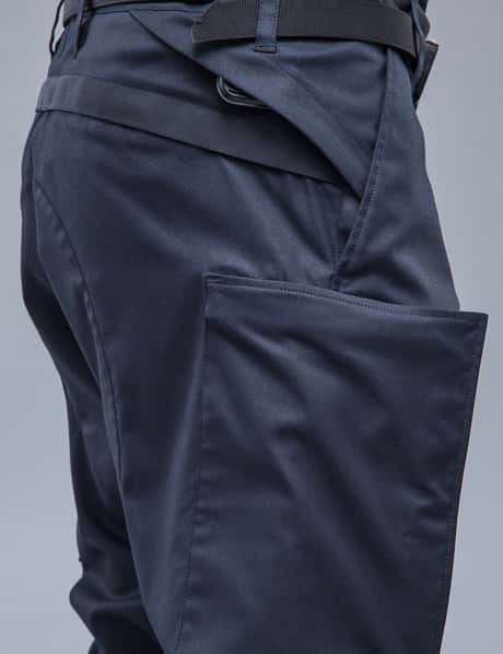Pantalon Cargo ACRONYM P10A-E Noir Taille M - Nylon Encapsulé, Porté 3 Fois