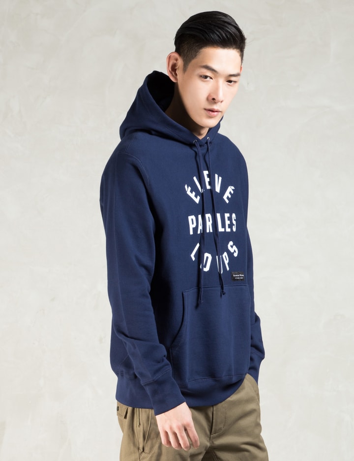 Navy Élevé Par Les Loups Hoodie Placeholder Image