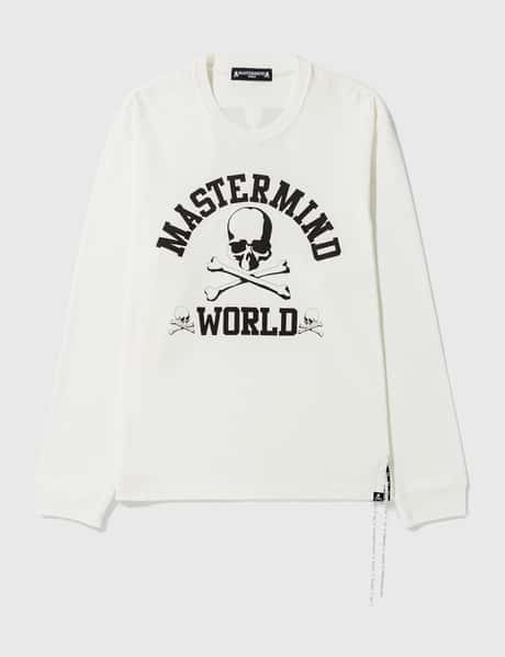 Mastermind World 컬리지 로고 롱 슬리브 티셔츠