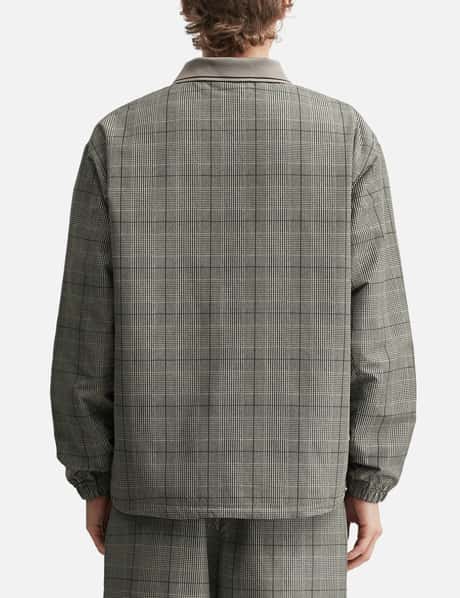 Plaid Practice Polo Collar Piste view 12