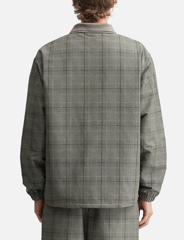 Plaid Practice Polo Collar Piste view 4