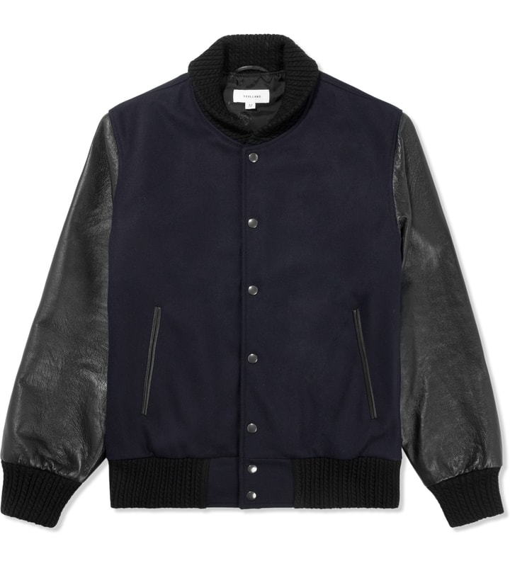 Navy/Black Dan Varsity Jacket Placeholder Image