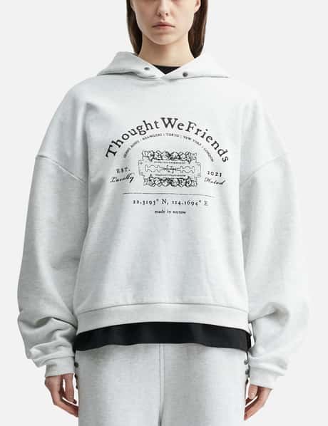 "Leon" Grey Studded Hoodie view 10