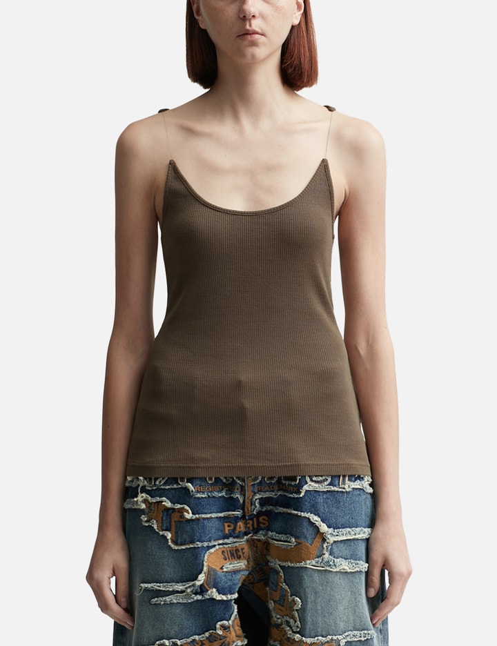 INVISIBLE STRAP TANK TOP Placeholder Image