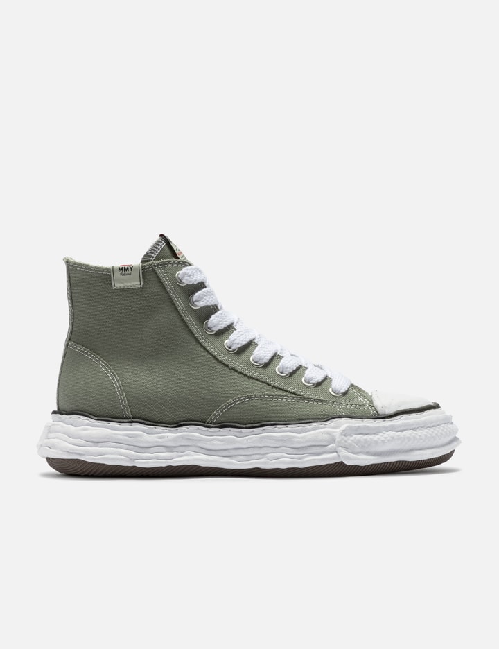 Miharayasuhiro Peterson23 Og Sole Canvas High-top Trainer In Green